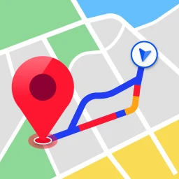 Biểu tượng GPS, Bản đồ, Điều hướng